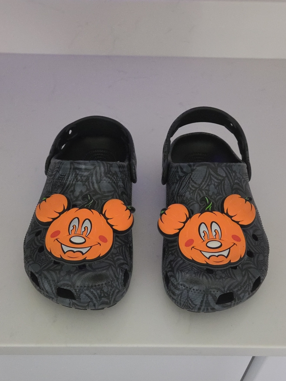 Black Slip-On Disney Crocs